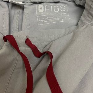 WearFigs “Yola” skinny scrub Pant in “Cement” - Small